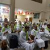 اعزام نخستین گروه زائران حج تمتع 1401 استان همدان از فرودگاه همدان