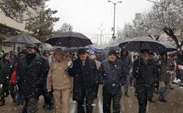 حضور مدیر،کارکنان و کارگزاران حج و زیارت استان همدان در مراسم راهپیمایی 22 بهمن 1395